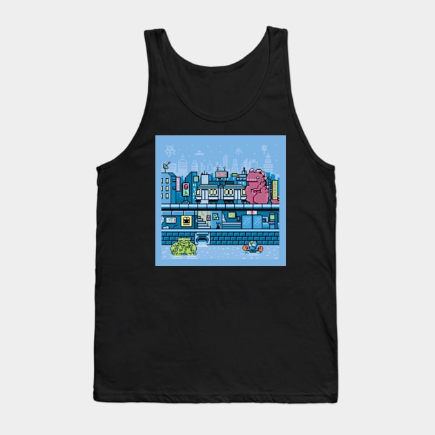 Monster St. Station NIGHT Tank Top by JMADISON